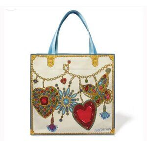 Brighton Glittering Love Canvas Tote Bag